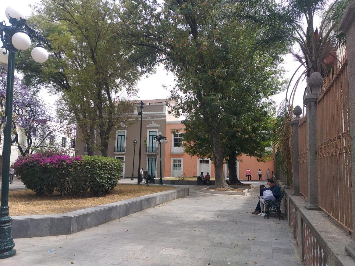 Hostal Azul Puebla Centro Historico Exteriör bild