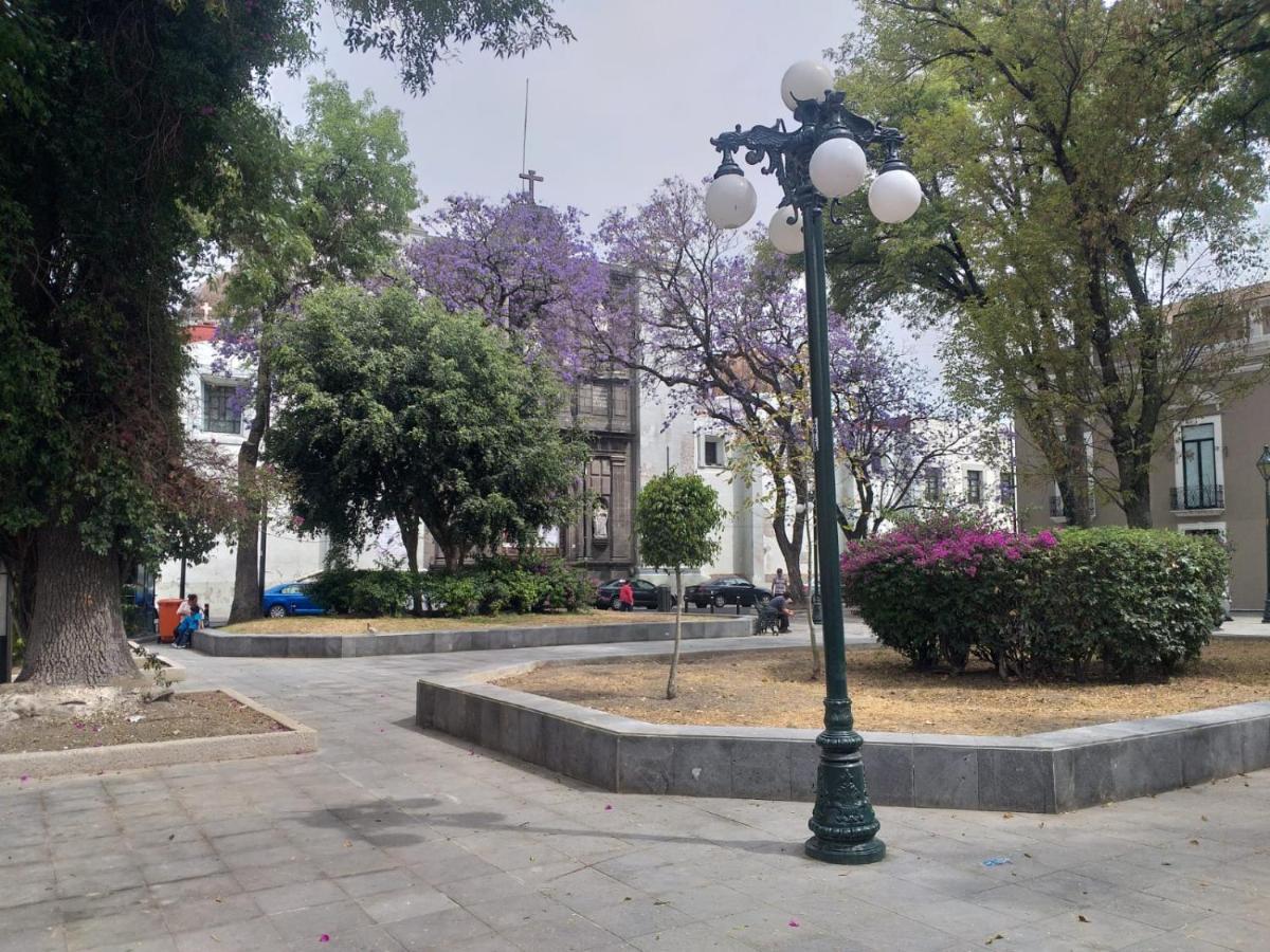 Hostal Azul Puebla Centro Historico Exteriör bild