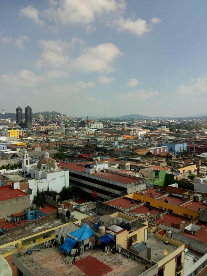 Hostal Azul Puebla Centro Historico Exteriör bild
