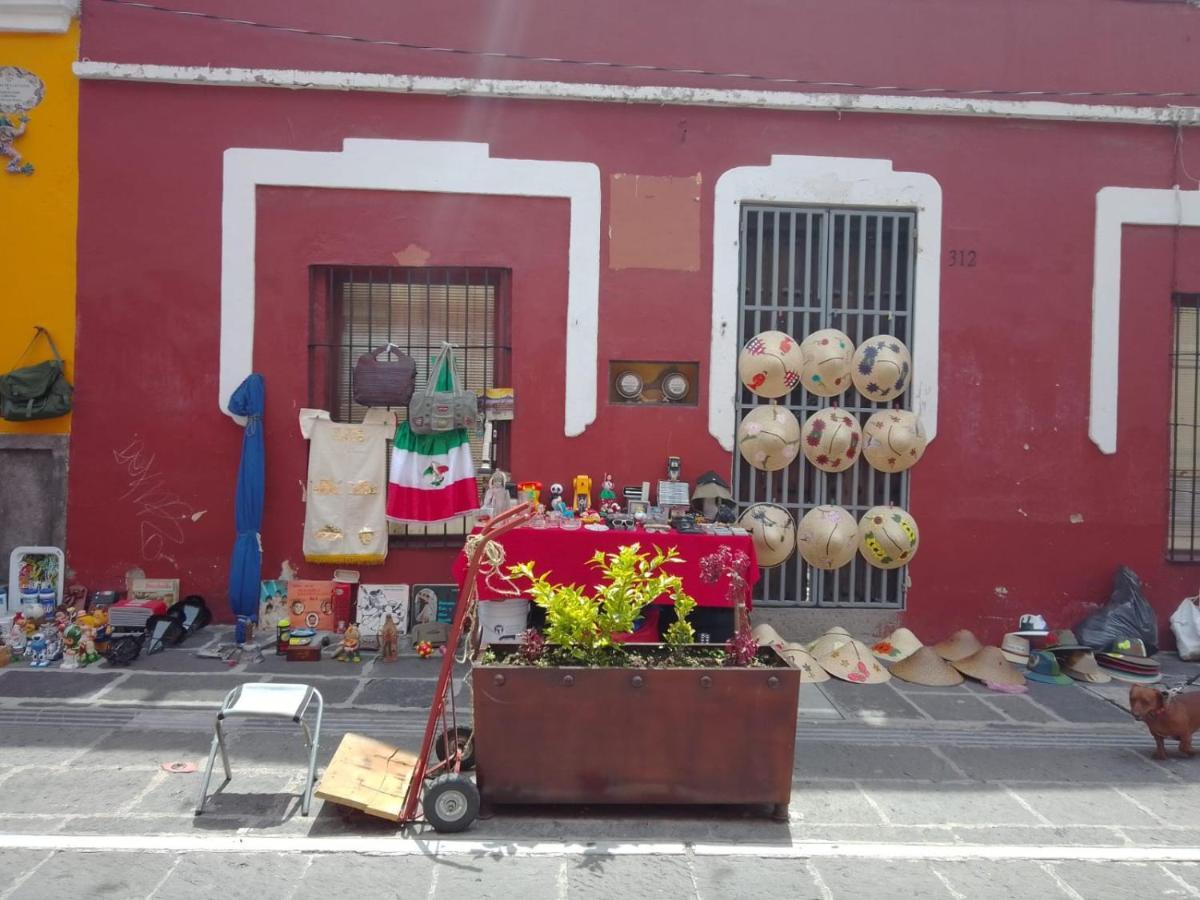 Hostal Azul Puebla Centro Historico Exteriör bild