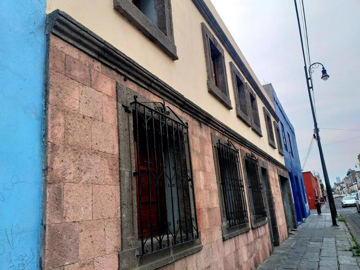 Hostal Azul Puebla Centro Historico Exteriör bild