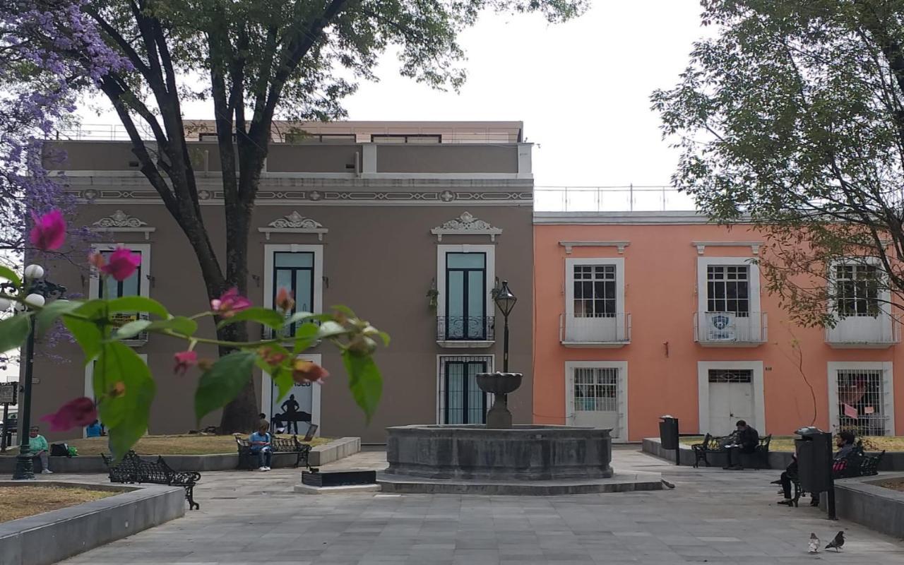 Hostal Azul Puebla Centro Historico Exteriör bild